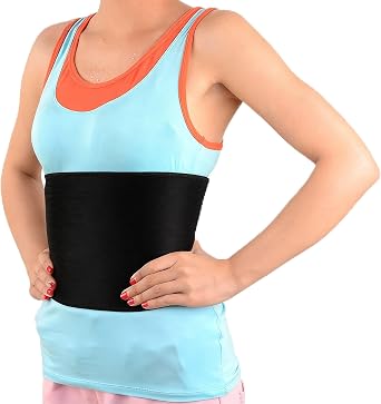 Fitvids Waist Trainer for Women and Men, Adjustable Neoprene Ab Trainer Belt, Sweat Band Waist Trainer Slimming Stomach Wrap for Training & Workouts