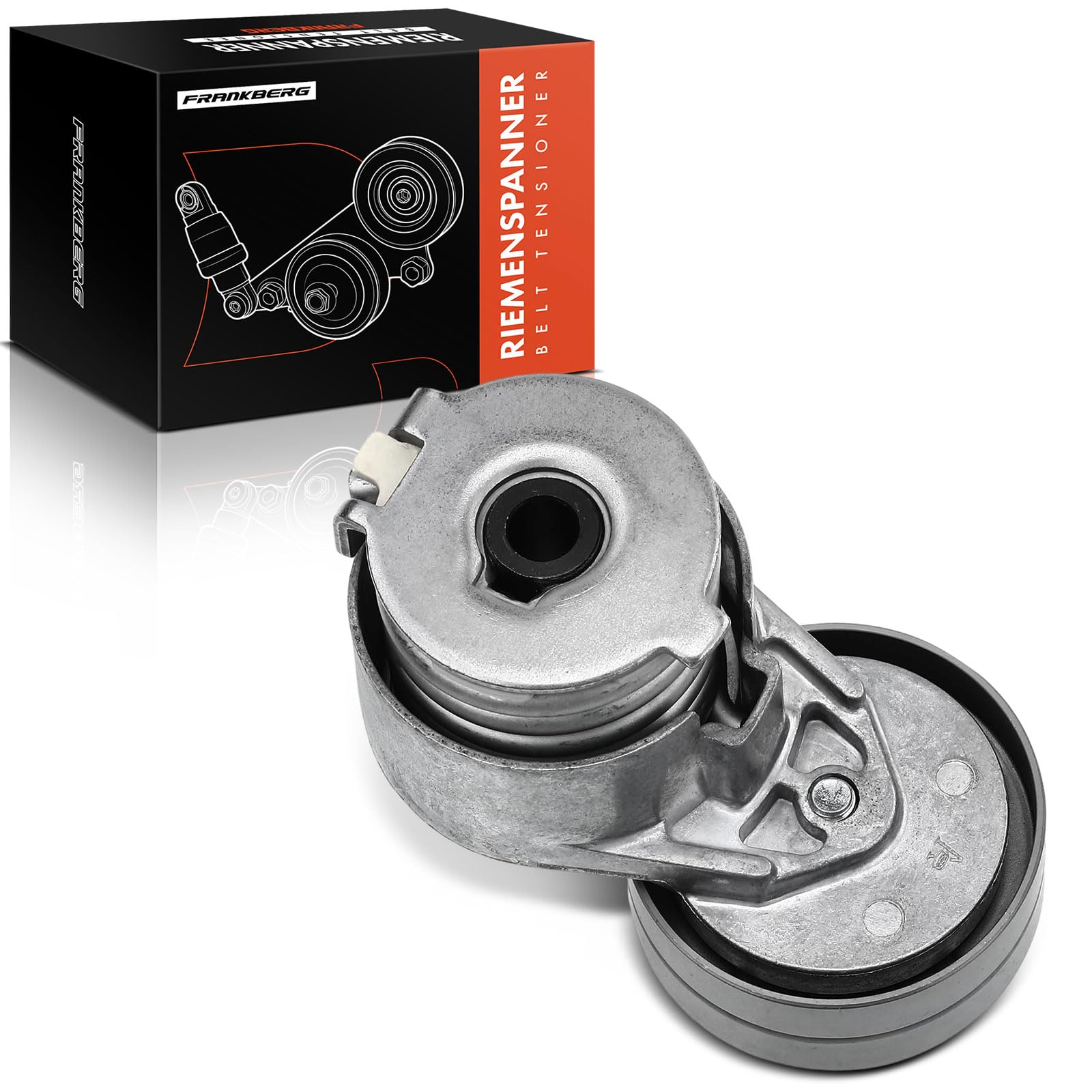 Frankberg Tensor de correa de polea tensora | Compatible con: Autobús Interstar X70, Caja de tráfico II FL, Caja Interstar X70, Plataforma/chasis Trafic II EL