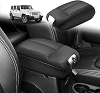 Vista 45 de Muslogy Funda para reposabrazos de consola central apta para Chevy Silverado/Tahoe y GMC Sierra/Yukon 2007-2013, cómoda almohadilla