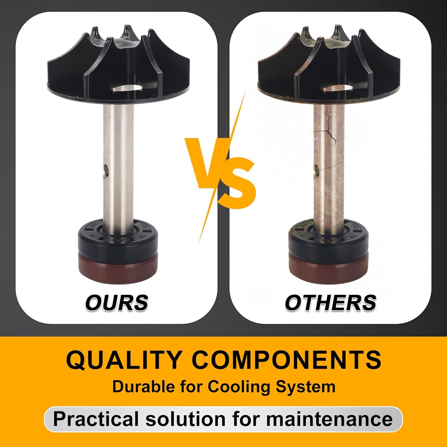 For BMW F650GS G650GS Water Pump Repair Kit, Impeller Shaft & Seal Set, Replaces For 11 51 2 343 451, for 1993-2007 F & G Series