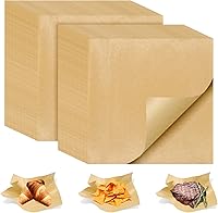 Vista 10 de 100 PCS Hojas de Papel de Delicatessen de 12x12 Pulgadas, Hojas de Papel Encerado Sin Blanquear para Alimentos, Papeles de Envoltura Resistentes a