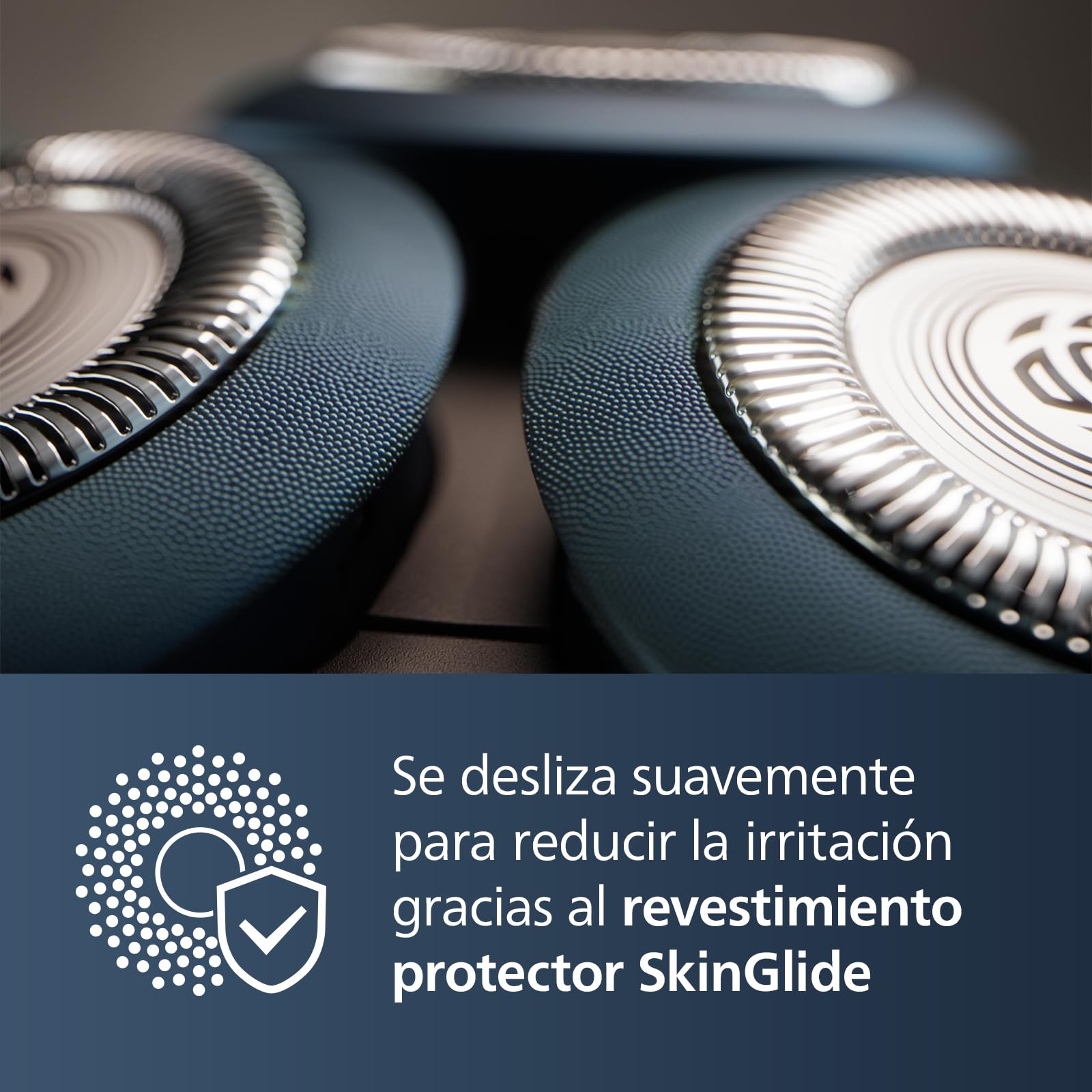 Philips Serie X5000 Afeitadora Eléctrica Hombre, Máquina de Afeitar Barba, 27 cuchillas, Cuida la piel, Cabezal flexible 360º, 50min de uso, En Seco y Húmedo, Recargable, X5004/00, Plata