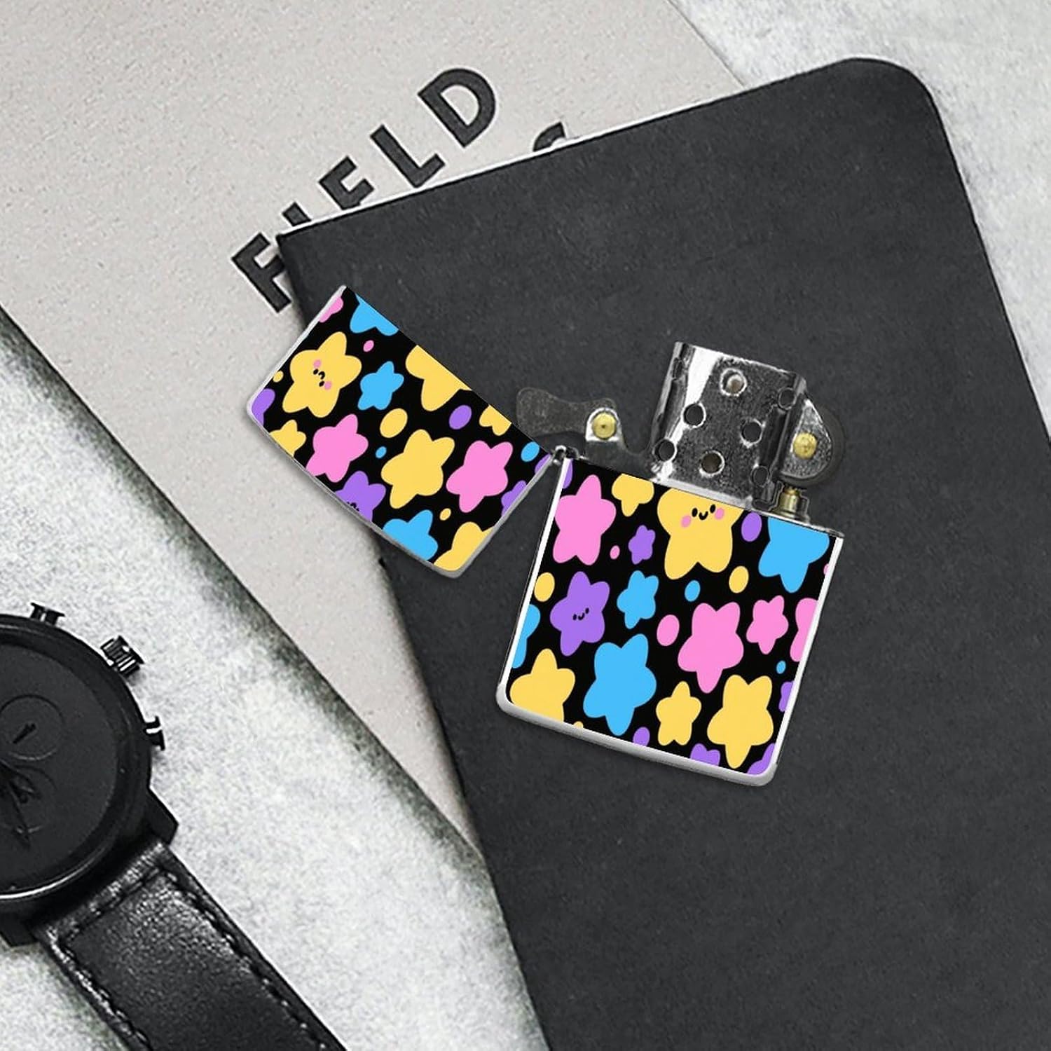 Cartoon Stars Lighter Case Cover Holder Lighter Sleeve