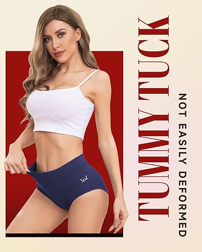 Miniatura 5 de Rdiner Ropa interior de alto período de absorción para mujer, a prueba de fugas, posparto menstrual, hipster, paquete de 3