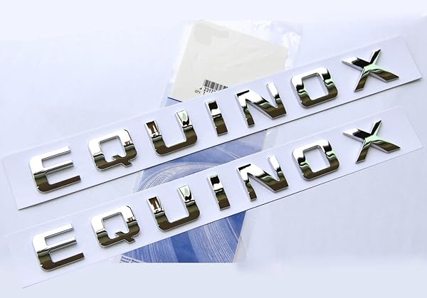 Yoaoo 2 x OEM Equinox Embleme glänzend