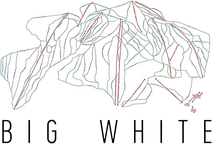 Big White Ski Trail Map Amazon.com: Big White Poster, Big White Ski Resort Poster, Big White Art  Print, Big White Trail Map, Big White Trail Map Art, Big White Wall Art  Poster, Big White Canada Gift -