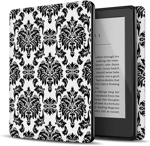 Miniatura 21 de TNP - Funda para Kindle de 10ª generación, delgada y ligera, con apagado y encendido automático para lector electrónico Yaxa Kindle de 6 pulgadas