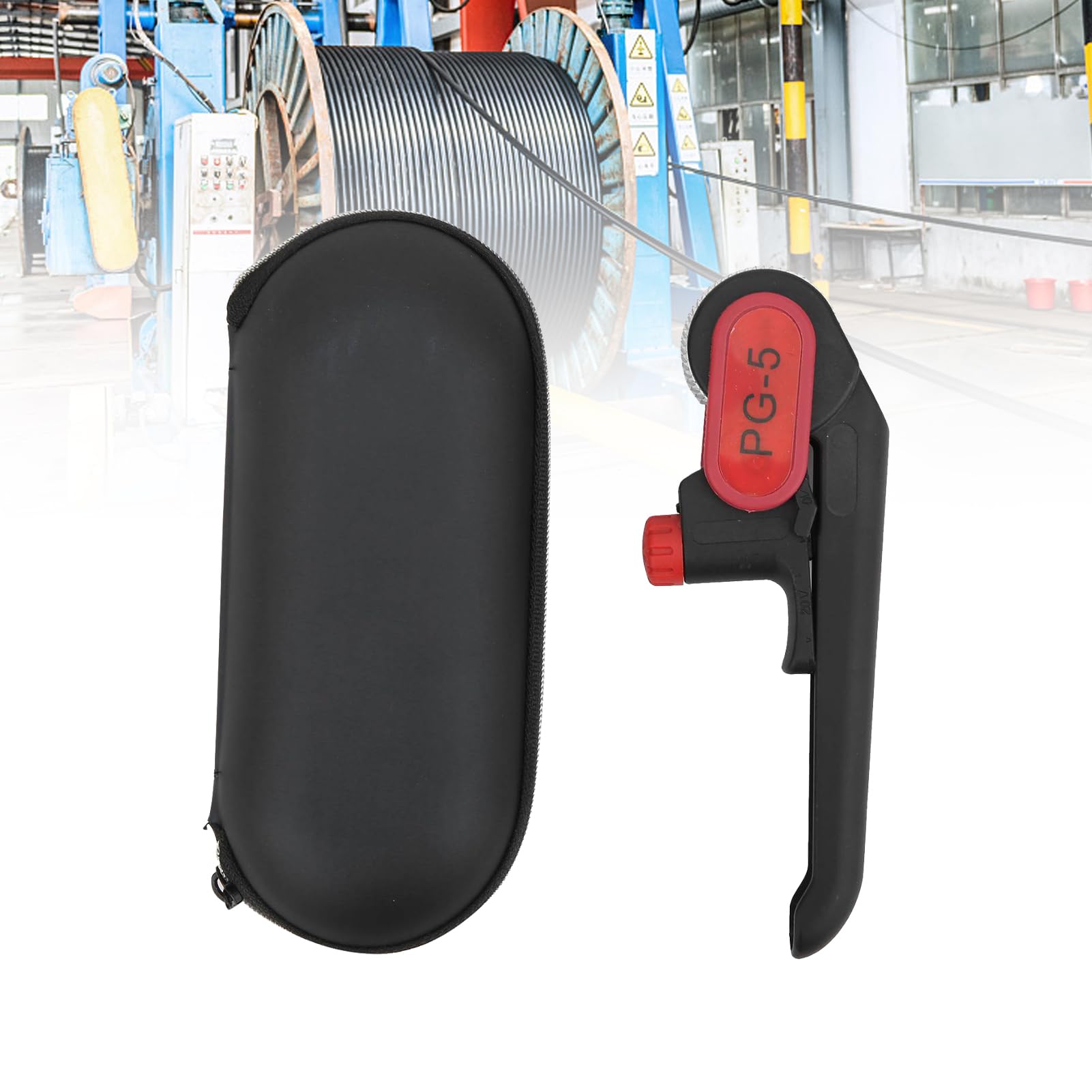 Ratchet Wheel Type Stripper,25mm Adjustable Cable Stripper Manual Compact Multifunctional Cutting Tool Longitudinal Slitting with Replaceable Blades for Electrician Repairs - Image 4