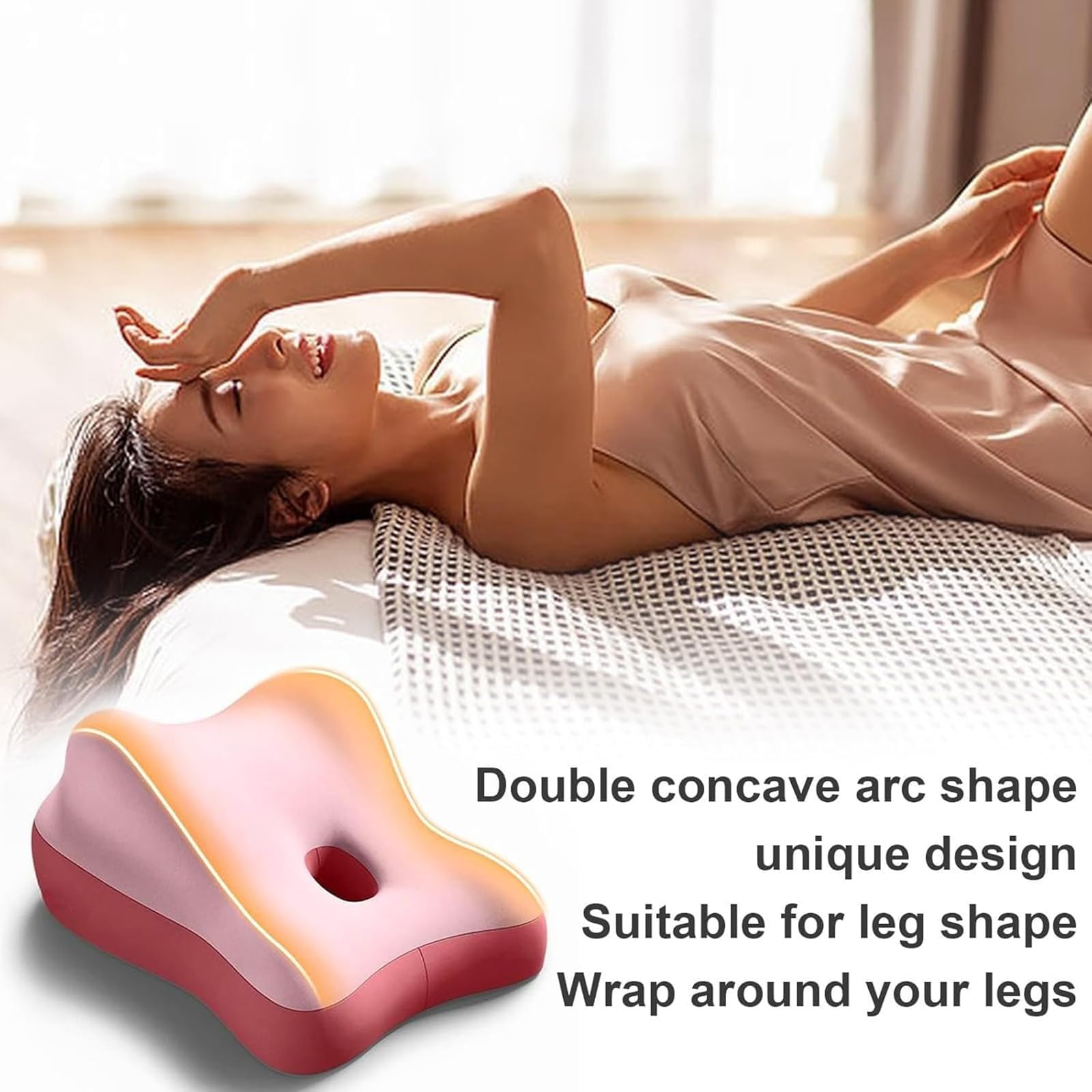 REGAPOG Oreiller Sexuel，Sex Oreiller，Coussin Sexuel Couple，Coussin Sexes Couple Plaisir, Support Lombaire & G‑Spot, IdéAl pour Jeux éRotiques en Duo (Gris)