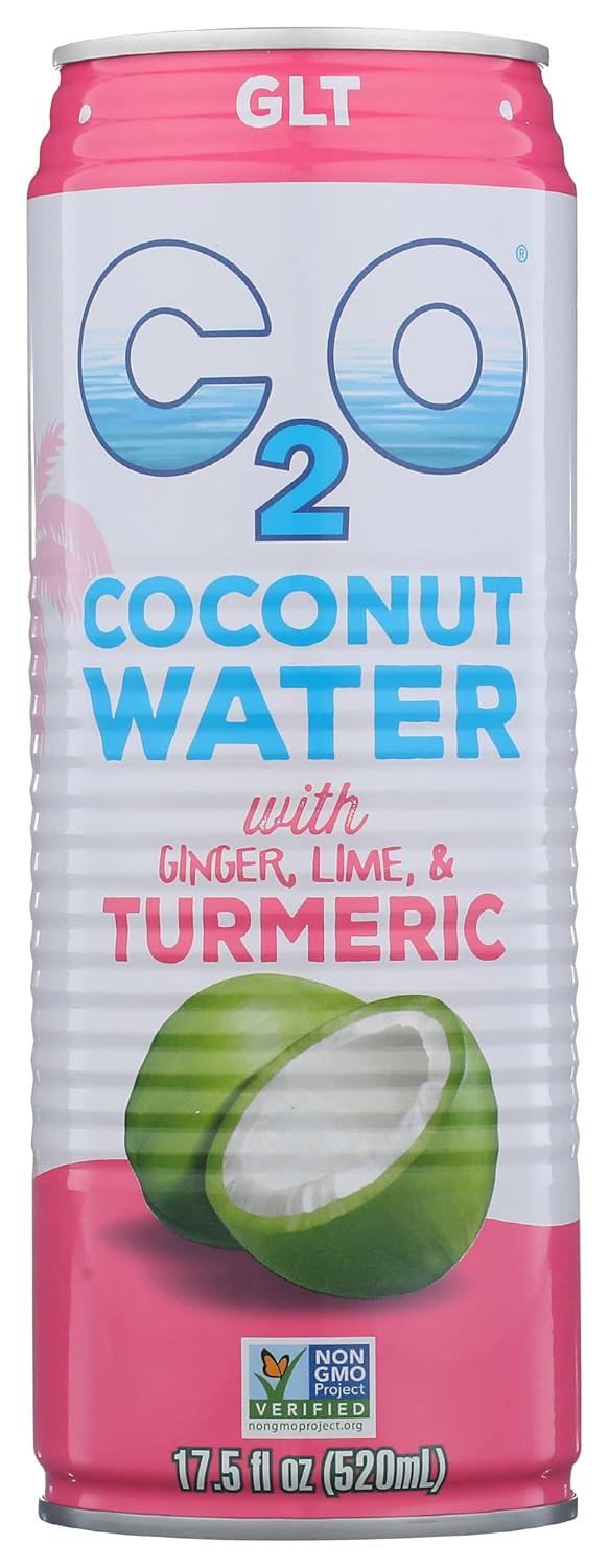 C2O Pure Coconut Water with Pineapple, 17.5 OZ
