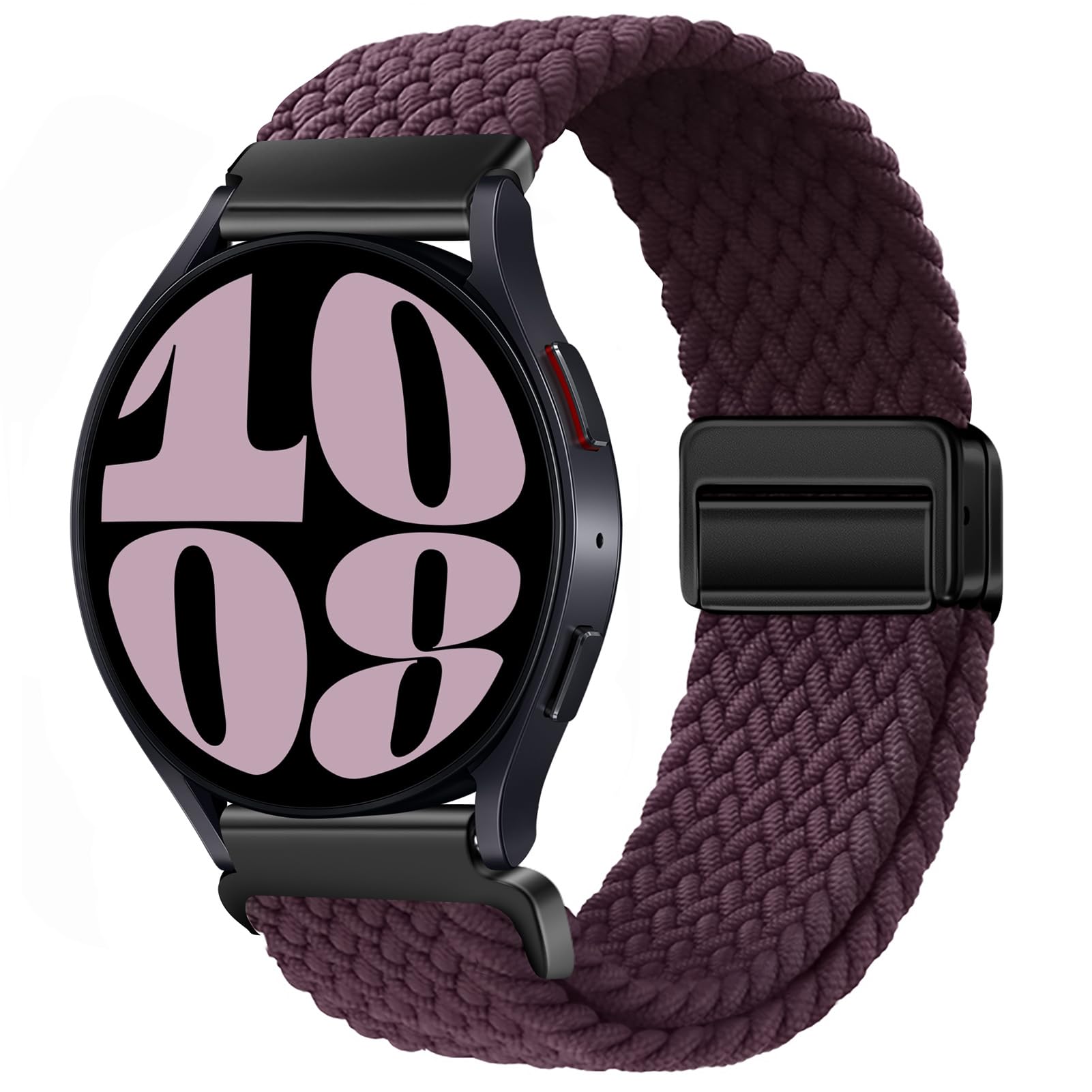 20mm Magnetic Band Compatible With Samsung Galaxy Watch 4 5 6 7 40mm 44mm/Watch 4 6 Classic 42mm 46mm 43mm 47mm/Watch 5 Pro 45mm/Watch 3 41mm/Active 2