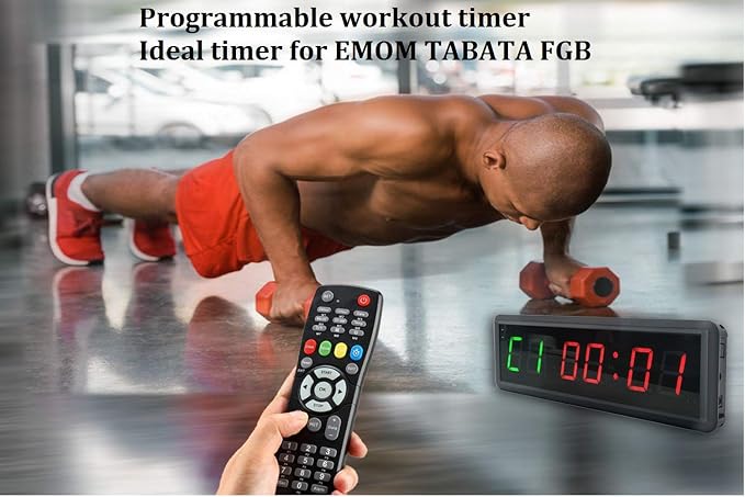 Reloj cronómetro digital intervalos 11 pulg Gym Timer miniatura 7