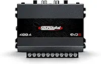 Módulo Amplificador Soundigital 400.4 Evo 6 Classe D 4 Canais 4 Ohms - por Canal 2 Ohms E Bridge 4 Ohms - 400w Rms 4c Potência Som Automotivo Carro Moto Suv 400 Wrms Sd400.4 Sd400x4 Sd400.4-4 400.4-4