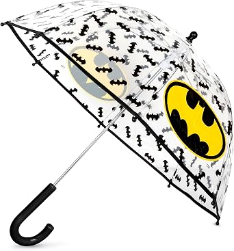 ABG Accessories Kids Umbrella for Boys and Girls Dome clear bubble umbrellas for Rain Windproof & Transparent with Easy Grip Handle Ages 3-10