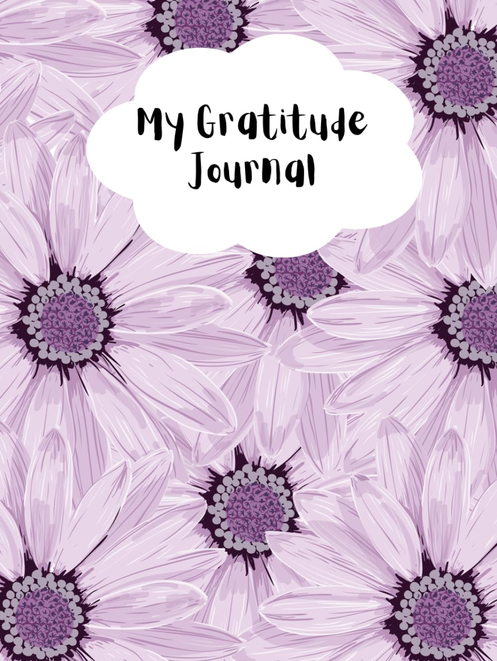 Flowered Lined Journal for Daily Reflection: 8.25 x 11 inches size | 100 pages