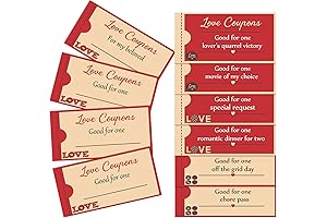 30 Unique Valentine's Love Coupons for Him or Her