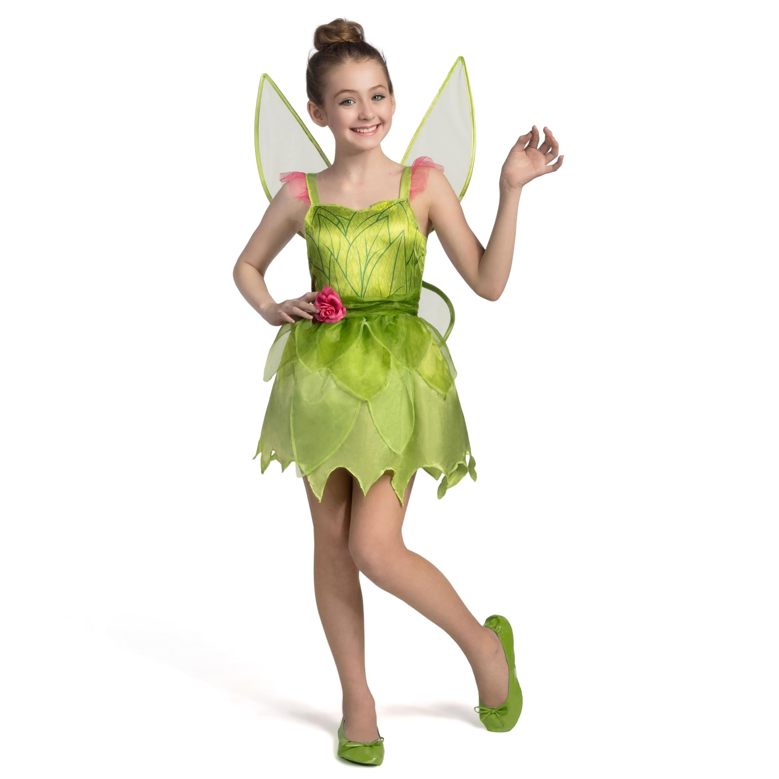 Spooktacular Creations Fairy Costume for Girls, Green Fairy Costume Dress, Fairy Tutu Dress for Halloween Dress Up