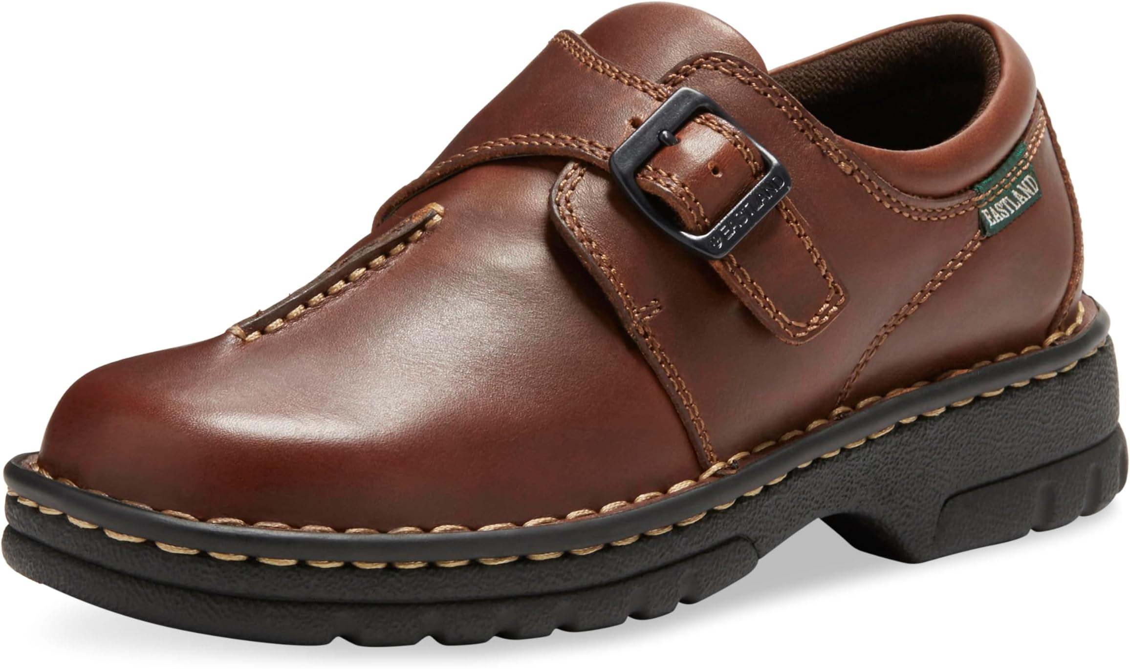 Eastland Womens Syracuse Slip-On Loafer, Brown Leather, 6