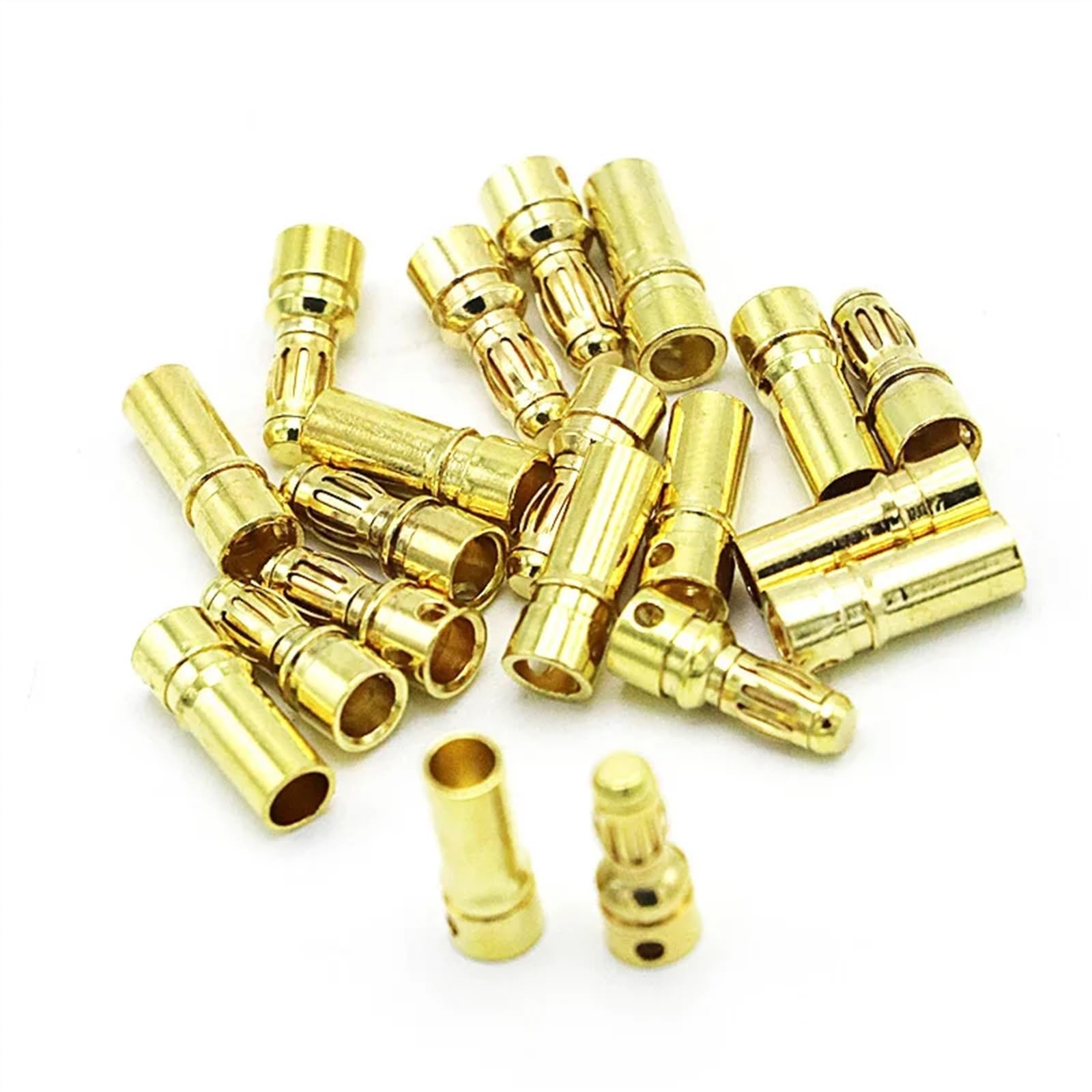 20 connecteurs Banane dorés de 3,5 mm.(50 Pair)