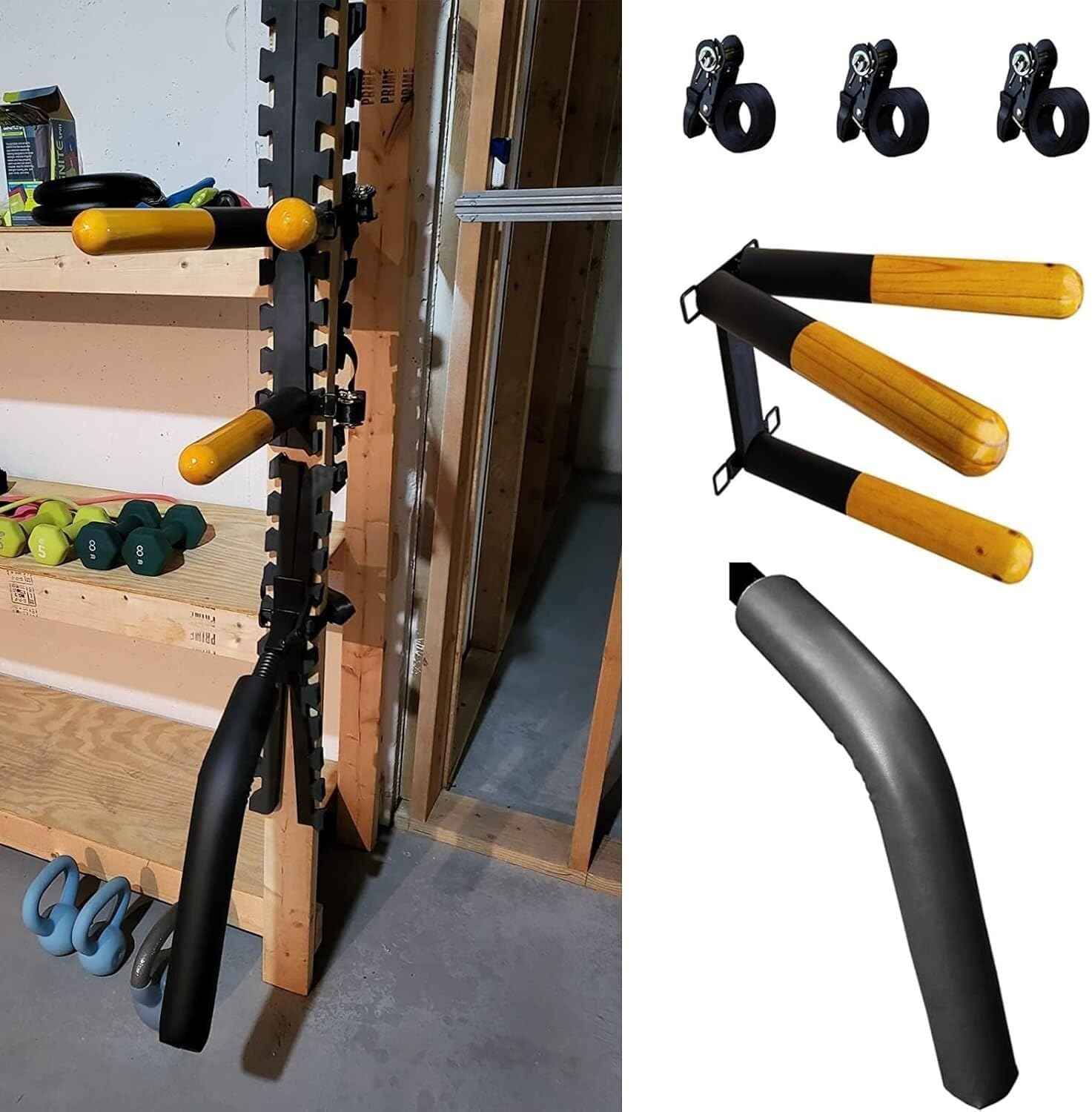 Wing Chun Dummy for Martial Arts Training, Wing Chun Dummy Portable Chinese Wing Chun Dummy With Spring Arms, Simple Home Kungfu Martial Arts Device, Outdoor Sport Man Pile For Tree Or Soft Object