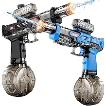 Electric Water Gun for Kids, Automatic Squirt Gun with LED Light & Sound