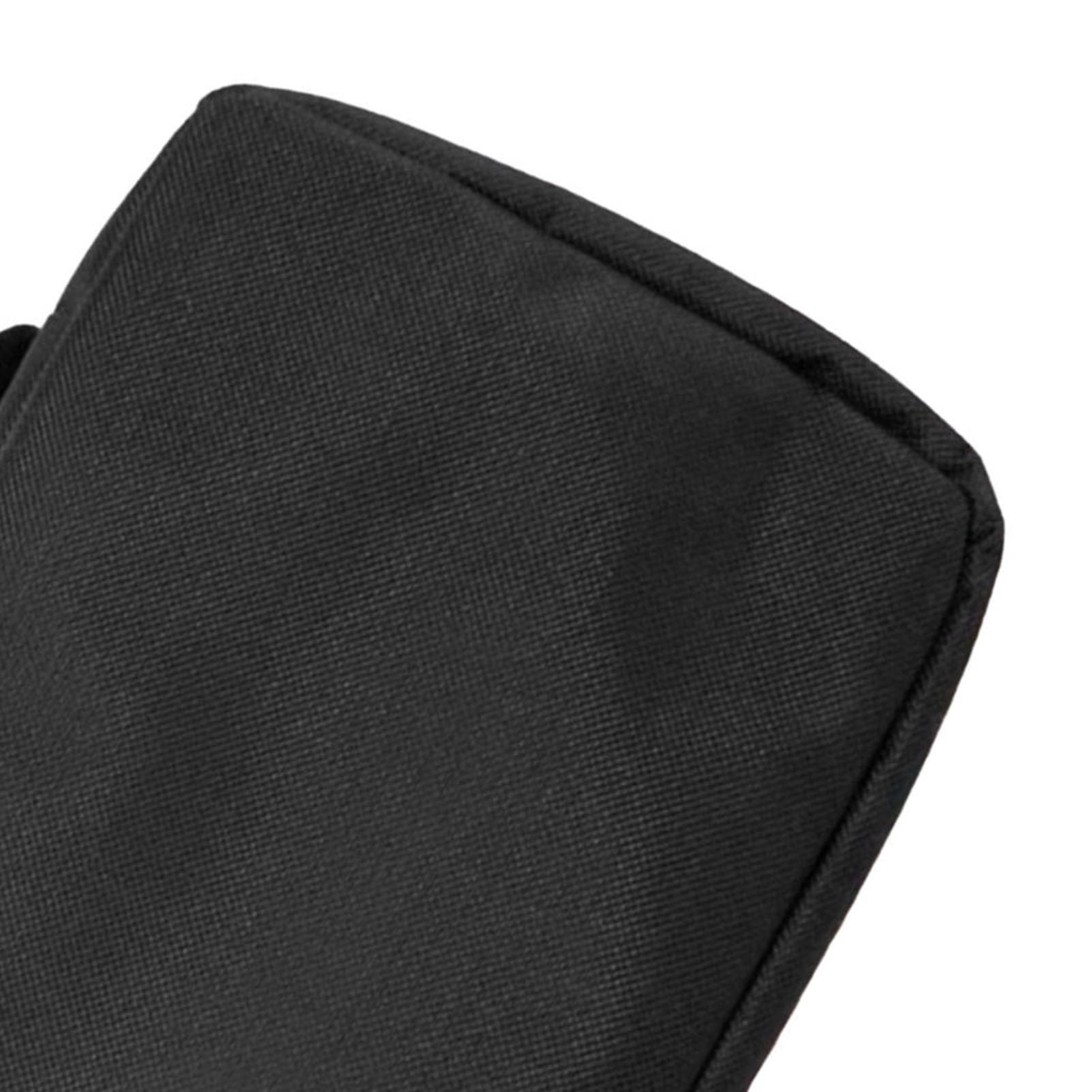 SIXRUN Borsa da Toilette da Viaggio Borsa da Toilette Sospesa in Tessuto Oxford 24 X 16 X 9 Cm Pieghevole Design a 3 Scomparti con Gancio Integrato Spazio Compatto per Viaggi di Lavoro Viaggi (BLACK)