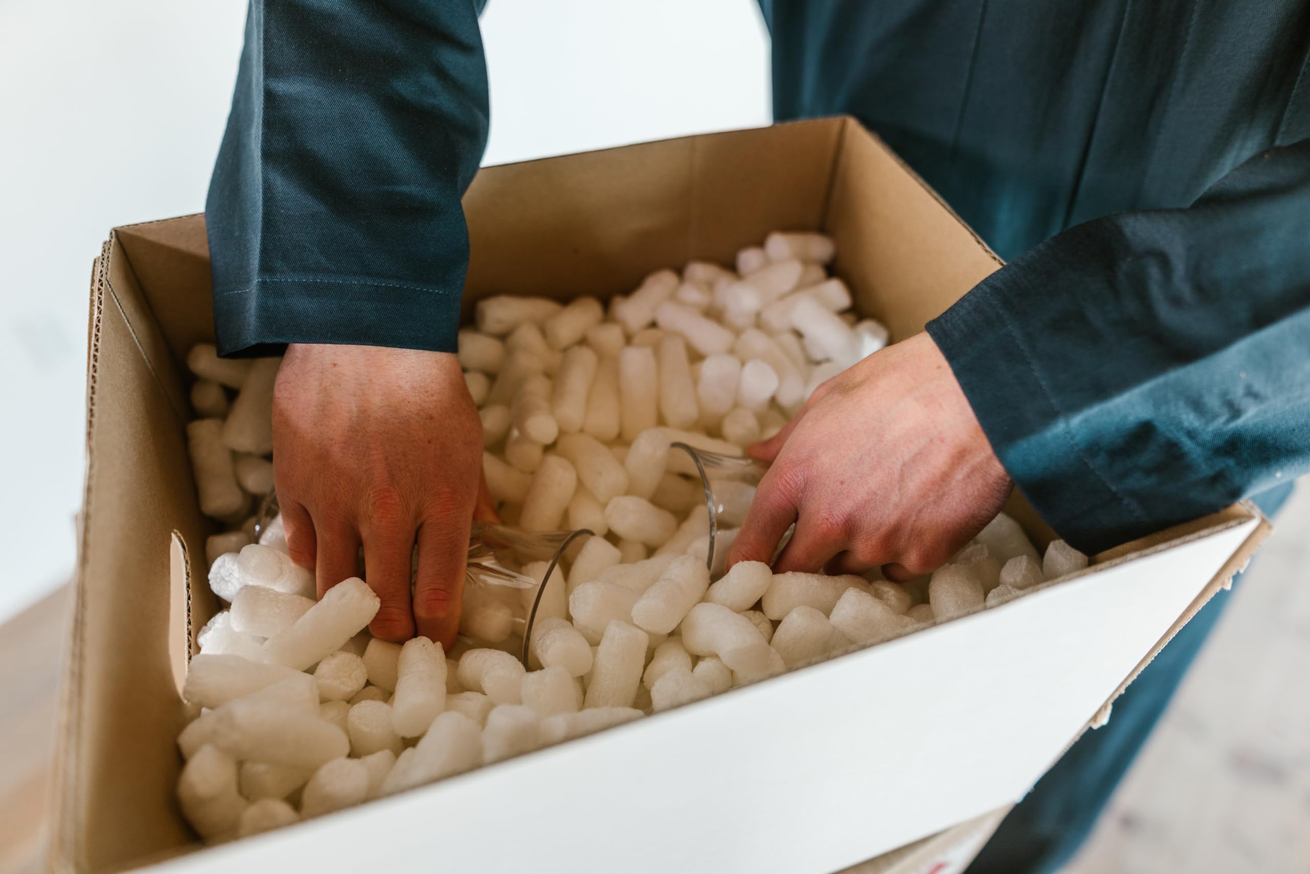 BB-Verpackungen 1x 300 Liter BIO-Verpackungschips SMALL (1 Beutel) | antistatisches Füllmaterial, leichte Polsterchips und 100% biologisch abbaubar