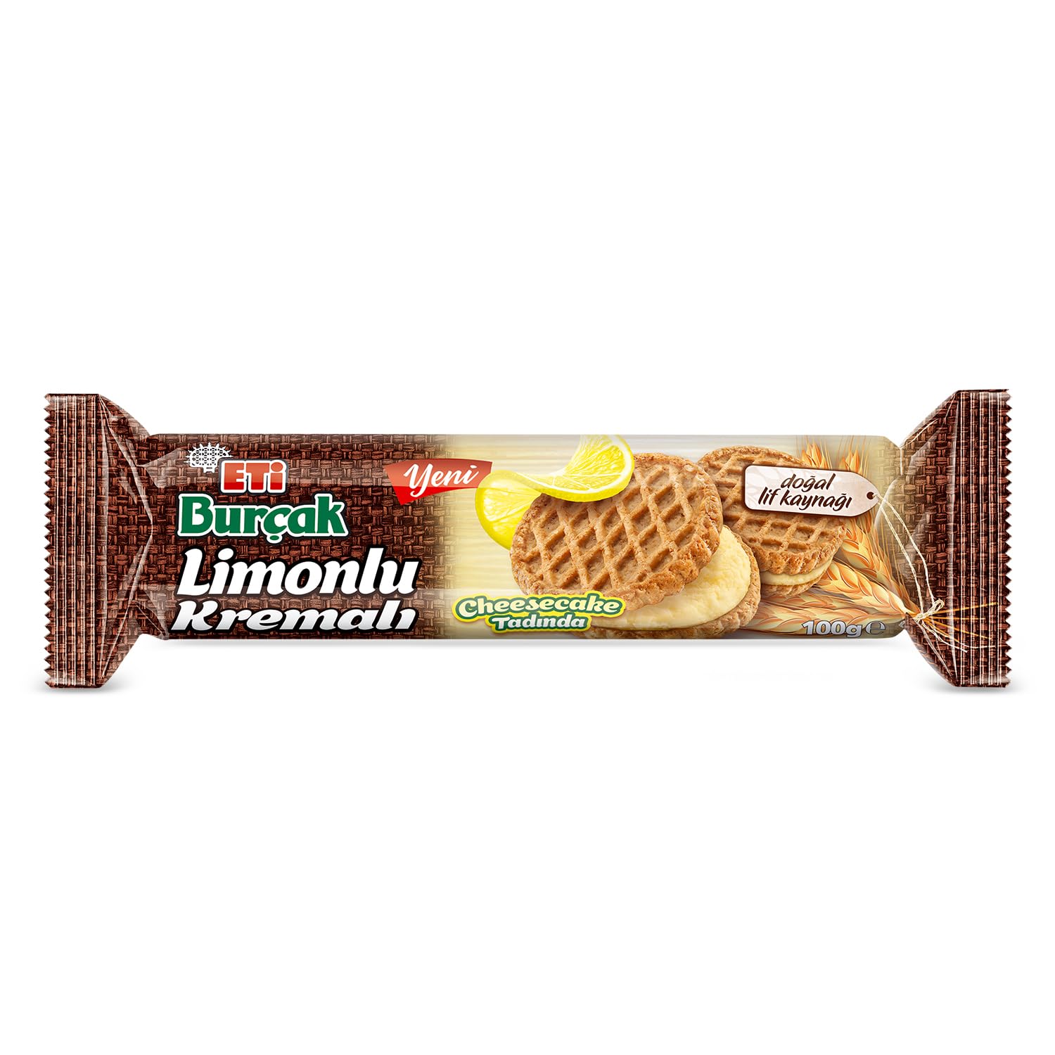 Eti Burçak Limonlu Kremalı Yulaflı Bisküvi 100 g