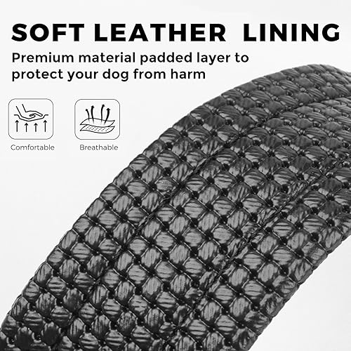 Miniatura 3 de Bozal de nailon para perros pequeños, medianos, grandes para evitar que muerdan, ladren y mastiquen, lazo ajustable (XXXLNegro)