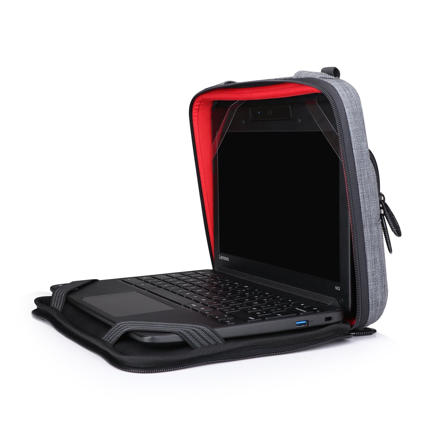 NutKase Rugged, Always On Big Pocket Universal Chromebook Case, fits 11.6" HP, Dell, Lenovo