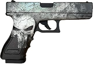 GOLD HOOK Pistol Skin Heavy Duty Vinyl Gun Wrap with Matte Finish Waterproof Non-Reflective - Made in USA (FITS Any Handgun)