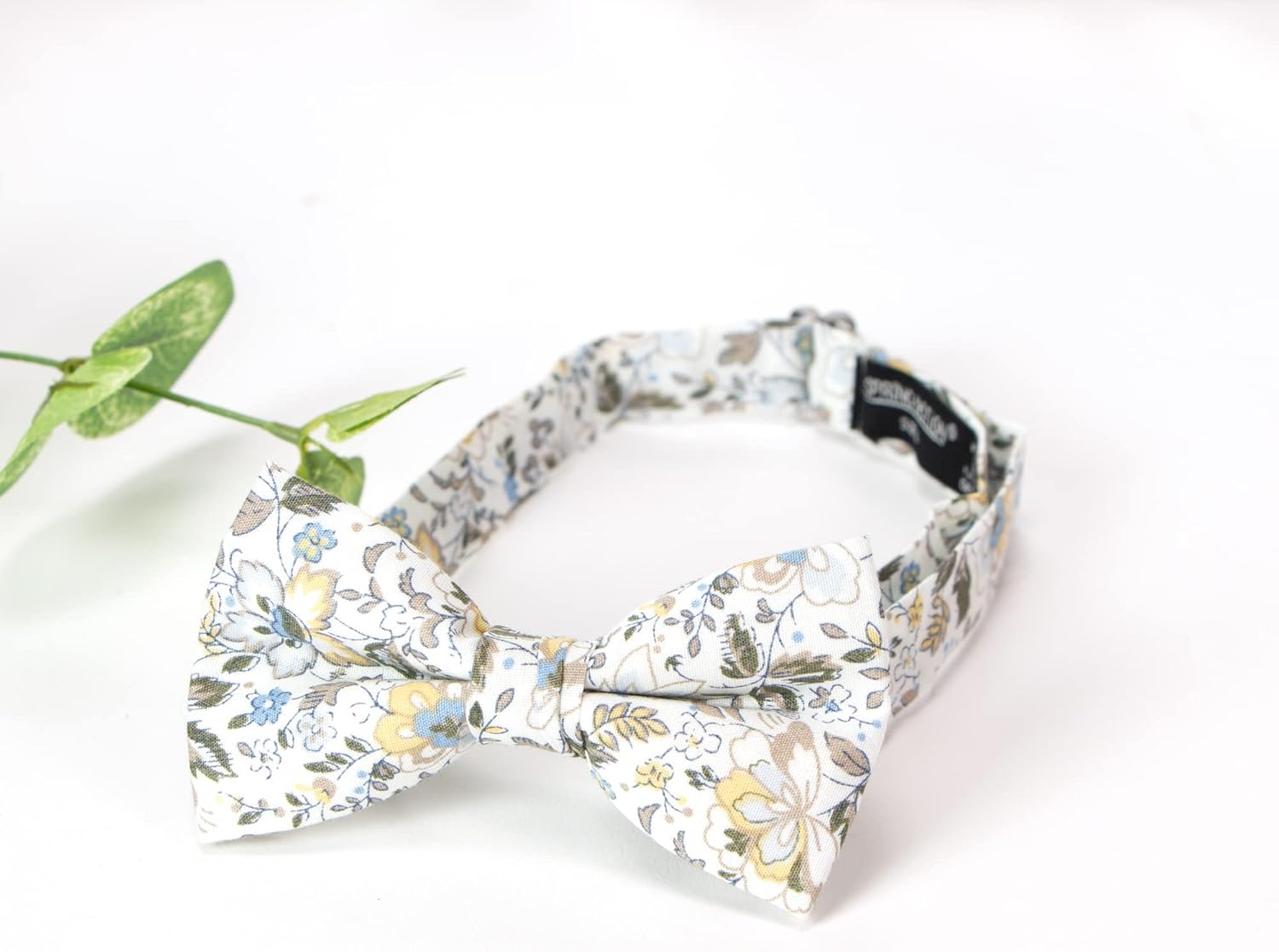 Spring Notion Boys' Cotton Floral Suspenders and Bow Tie For Kids Toddlers Infants - Image 3