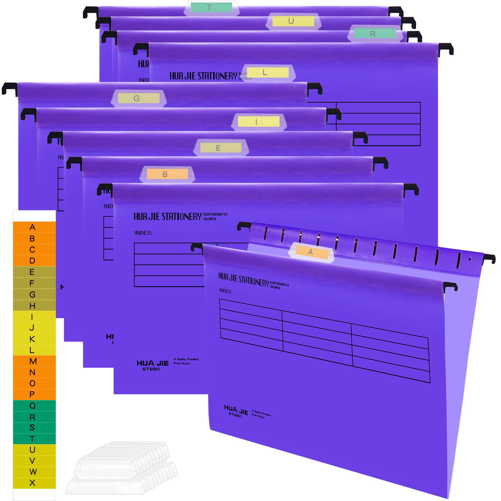 Buy A4 Filing Suspension Files,12 Pack Purple Foolscap Plastic