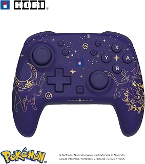 Hori - Wireless HORIPAD Turbo per Nintendo Switch 2 (Espeon & Umbreon). Compatibile con Nintendo Switch e modelli OLED e Lite - Licenza Ufficiale Nintendo