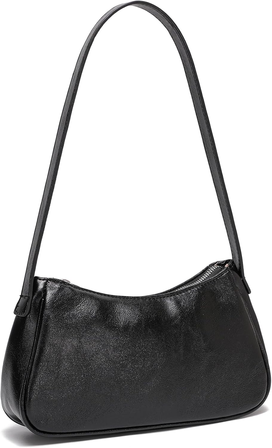 LACOMILA Small Shoulder Bag for Women Cute Mini Purse Trendy Vegan Leather Y2k Crescent Handbag - Image 9