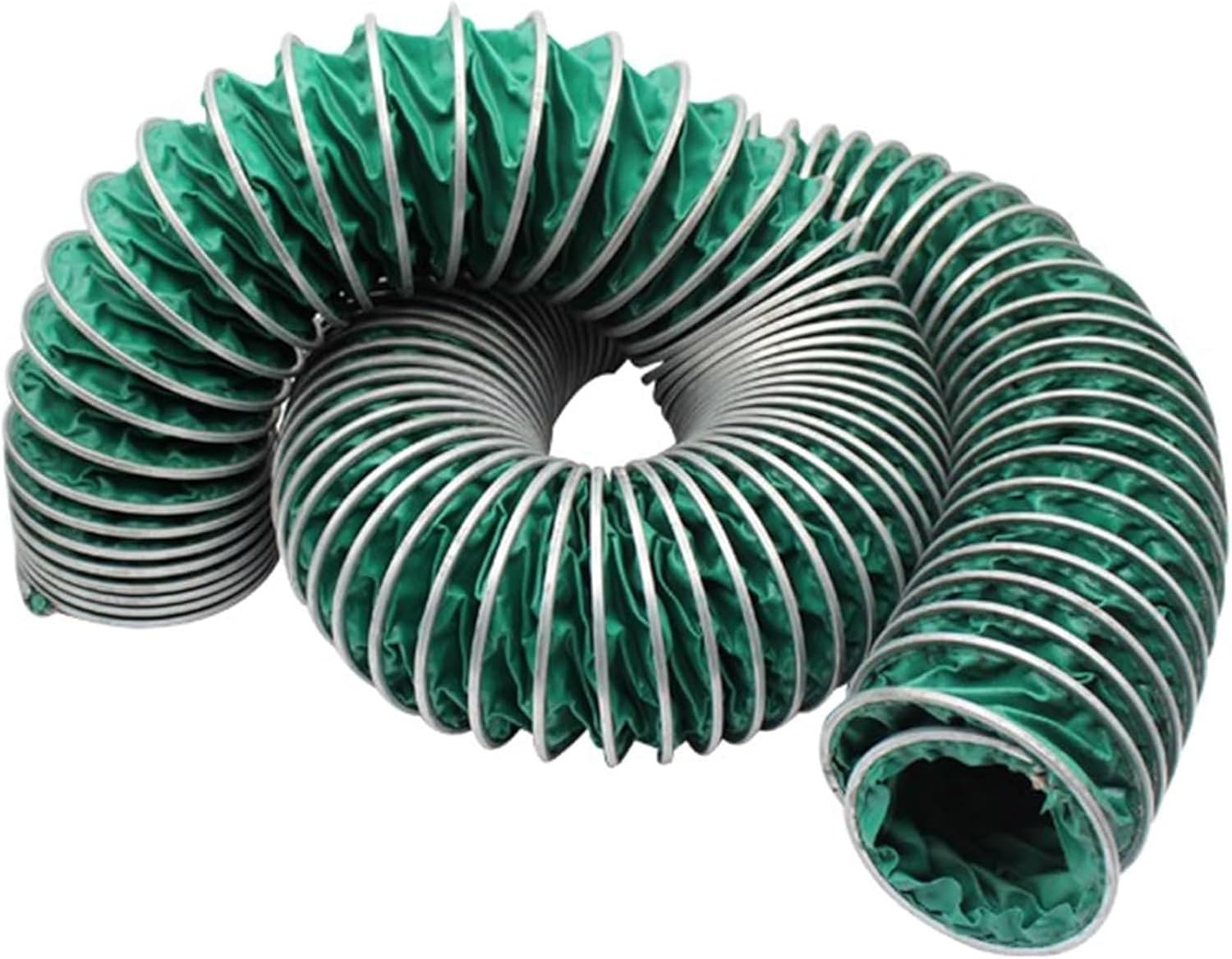 Trimable PVC Flexible Exhaust Fan Hose, 30ft Long, Large Calibre Flame Retardant HVAC Ducting, Easy Storage, Telescopic, For Factories Basements Farms(Diameter -305 mm)