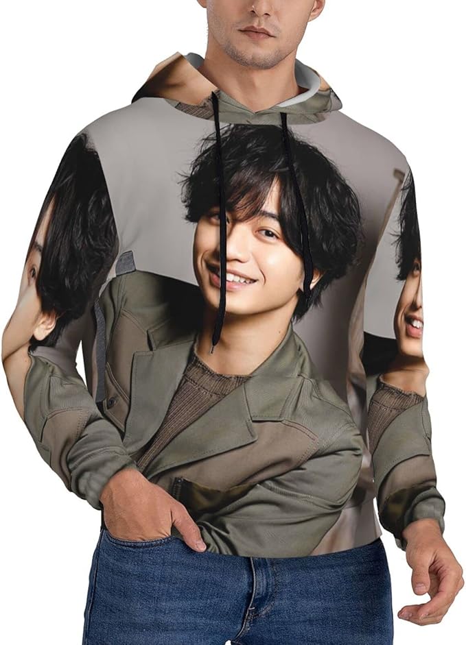 Amazon Co Jp 中島健人 5 パーカー フーディー スウェット かっこいいパーカー メンズ レディース 長袖 秋服 冬服 トレーナー フーデッドスウェットシャツ ファッション