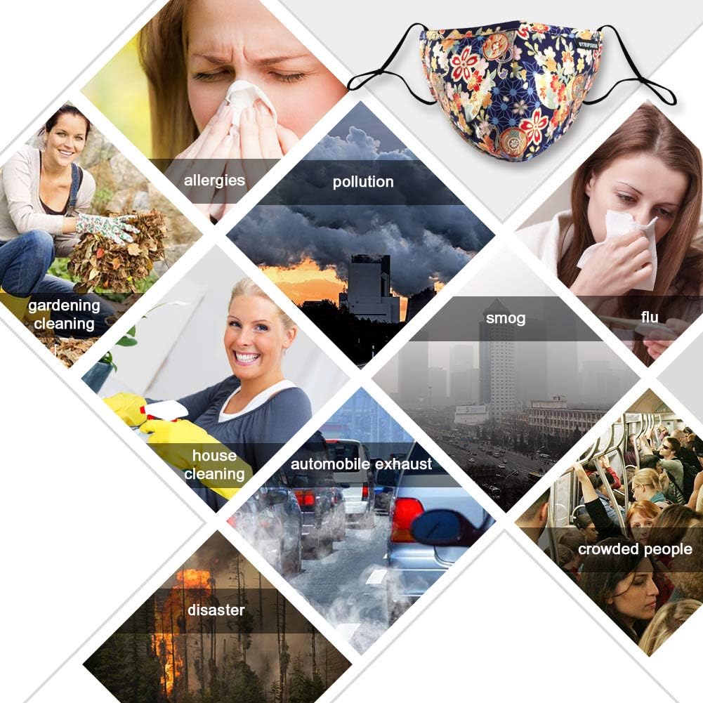 Bеѕt Quаlіtу 🔥 UTRIPSUNEW Face Masks for Women - Cotton Face Mask Washable Reusable Cloth Mask with 4 Filters Adjustable Ear Loops & Nose Wire Gеt Chеар Prісе UTRIPSUNEW Face Masks for Women - Cotton Face Mask Washable Reusable Cloth Mask with 4 Filters Adjustable Ear Loops & Nose Wire