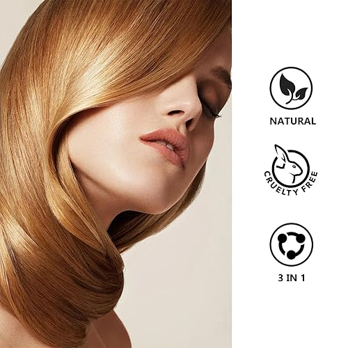 Miniatura 15 de Tinte para el cabello negro 3 en 1 para hombres y mujeres, cobertura de cabello gris de larga duración, champú para canas, color natural en minutos