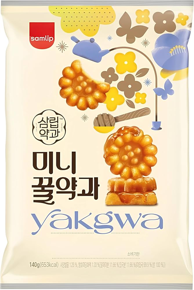 Amazon.co.jp: Samlip Mini Honey Yakka 4.9 oz (140 g) x 2 Bags