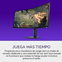 Vista 5 de Monitor gaming curvo Alienware de 34 pulgadas – AW3425DWM - Pantalla WQHD de 34 pulgadas 180Hz 1ms, 1500R, AMD FreeSync Premium, VESA AdaptiveSync.