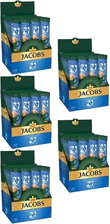 Jacobs 2si1 Arada Kahve Kar m  40l  Paket x 5li SET