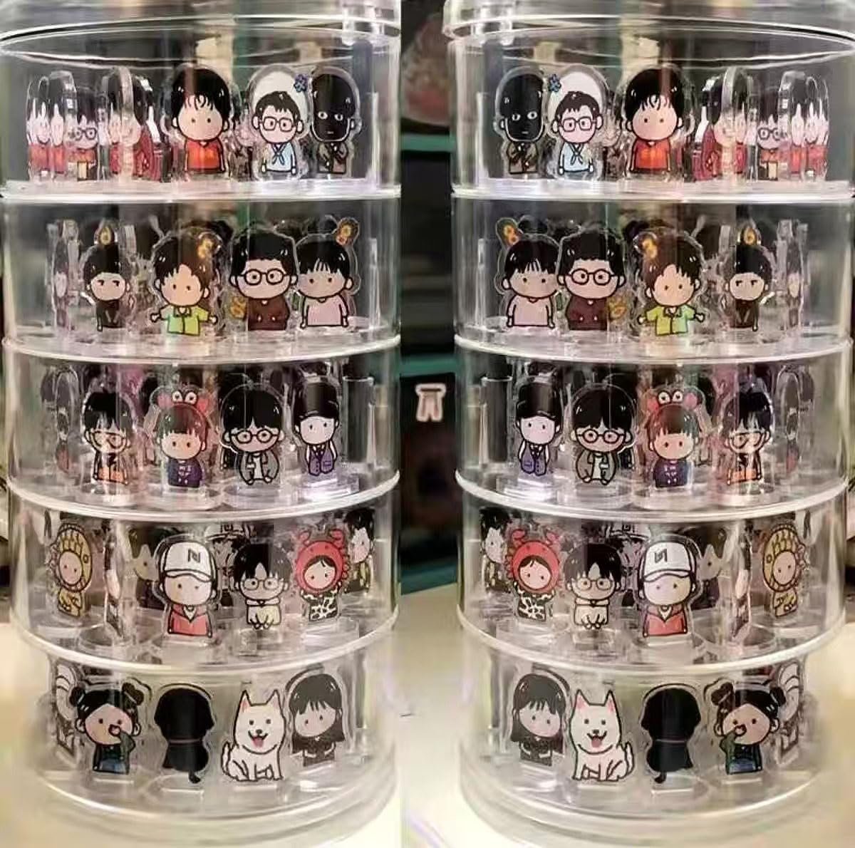 Amazon.co.jp: フィギュアケース 収納ケース 回転可能 コレクション