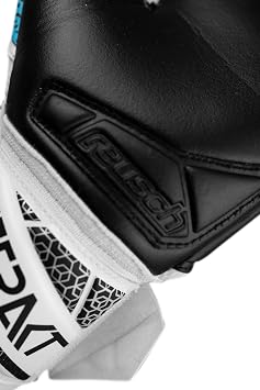 Reusch Attrakt Silver NC Finger Support Goalkeeper Gloves, White/Silver/Black, Size 9