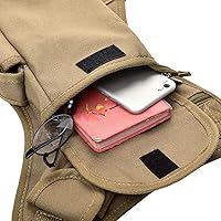 Vista 119 de Bolso de pierna caída para hombre y mujer