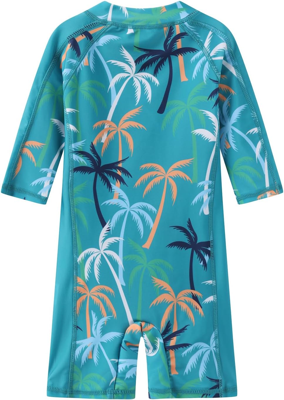 Toddler Baby Boys Swimsuit Rashguard One Piece Zipper Bathing Suit with Sun Hat Infant Swimwear Sunsuit UPF 50+ - Image 3