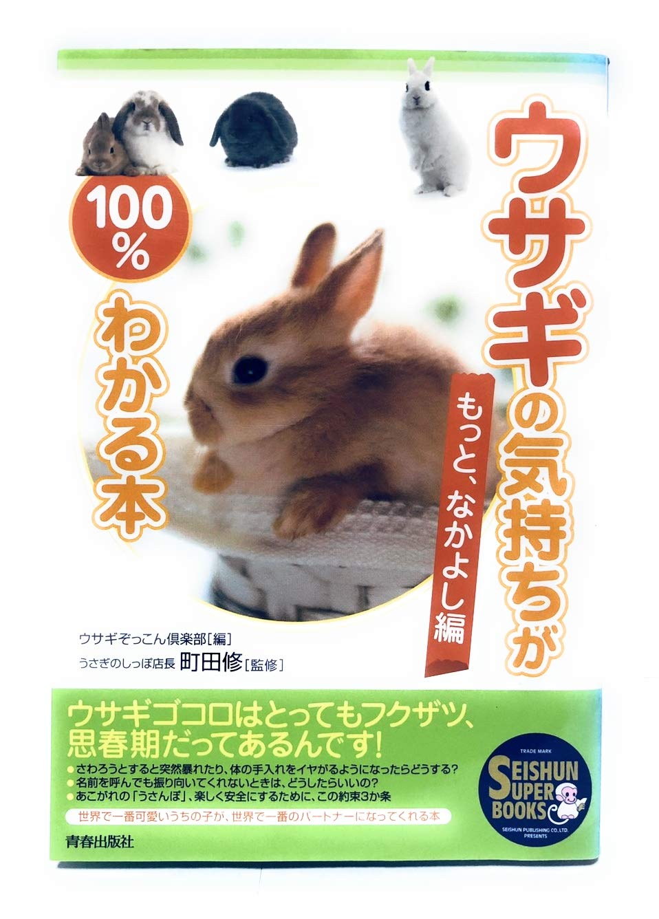 ウサギの気持ちが100%わかる本 ~もっと、なかよし編 | 町田 修 (うさぎ