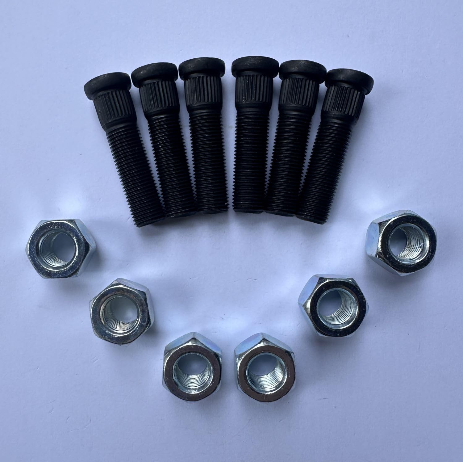 Trailer Hub Wheel Press in Studs 1/2" -20 X 2 Long 0.54 Knurl (12)