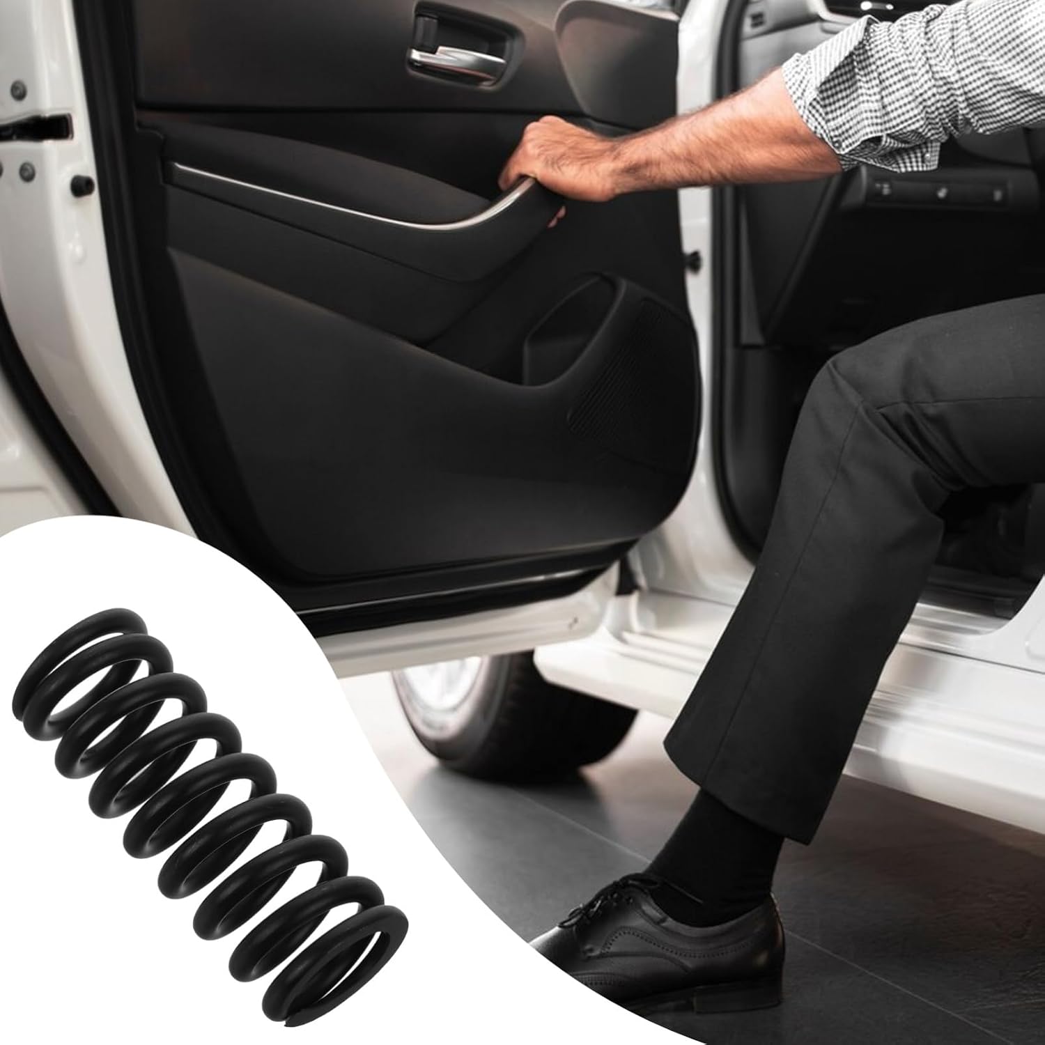 Gatuida Heavy Duty Door Hinge Spring Replacement for Upper Hinge Support for Smooth Door Compatible Multiple Vehicle Models