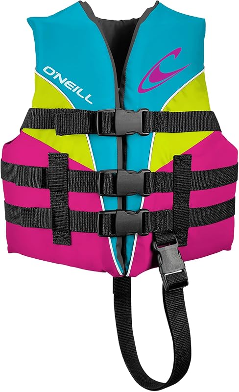 O'Neill Child Superlite Chaleco salvavidas aprobado por USCG: chaleco salvavidas ligero para niños para paseos en bote, wakeboard, esquí acuático y sus actividades acuáticas favoritas